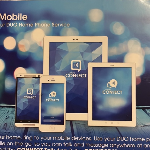 NET talk Duo smart digital home phone service NIB - Picture 3 of 4